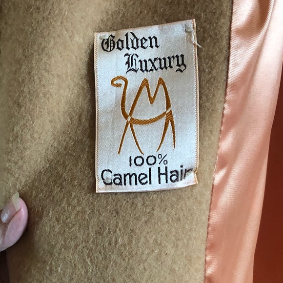 Women’s 100% camel hair long length coat - Picture 3 of 4